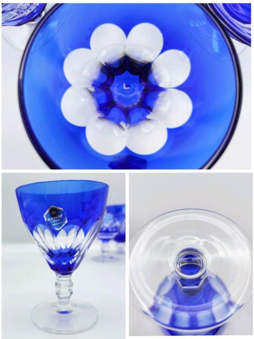 超希少品☆色被切子 グラスセット 最高級カット（切子 江戸切子 薩摩切子）