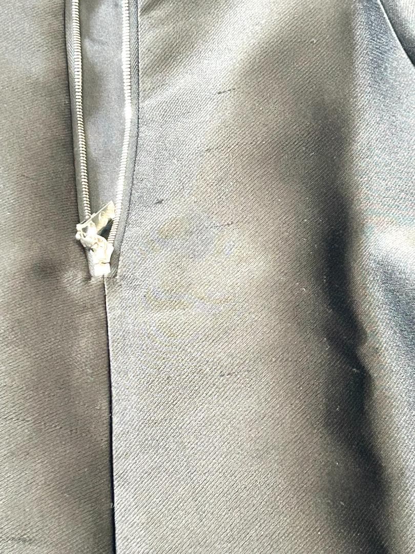 ルイヴィトン　現行　スカート　フレア　黒　シルク混　３８　M　レディース