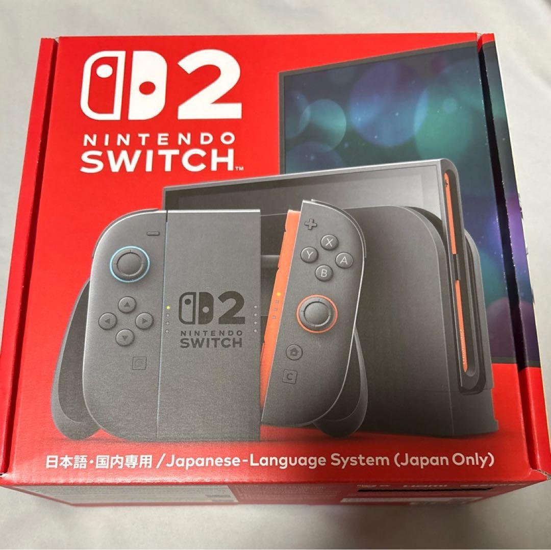 Nintendo Switch 2 本体　日本語・国内専用 購入証明書あり 新品