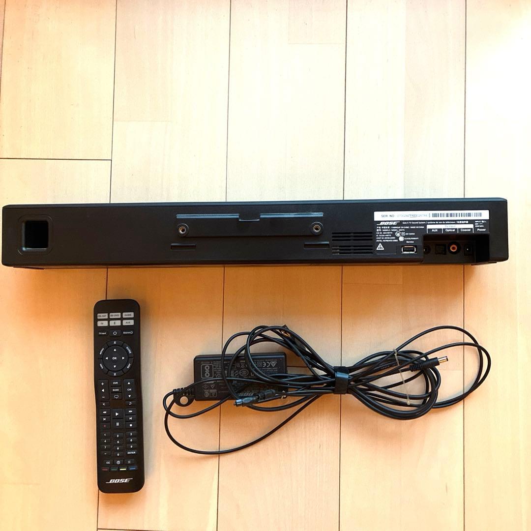 Bose Solo5 TV sound system サウンドバー リモコン付