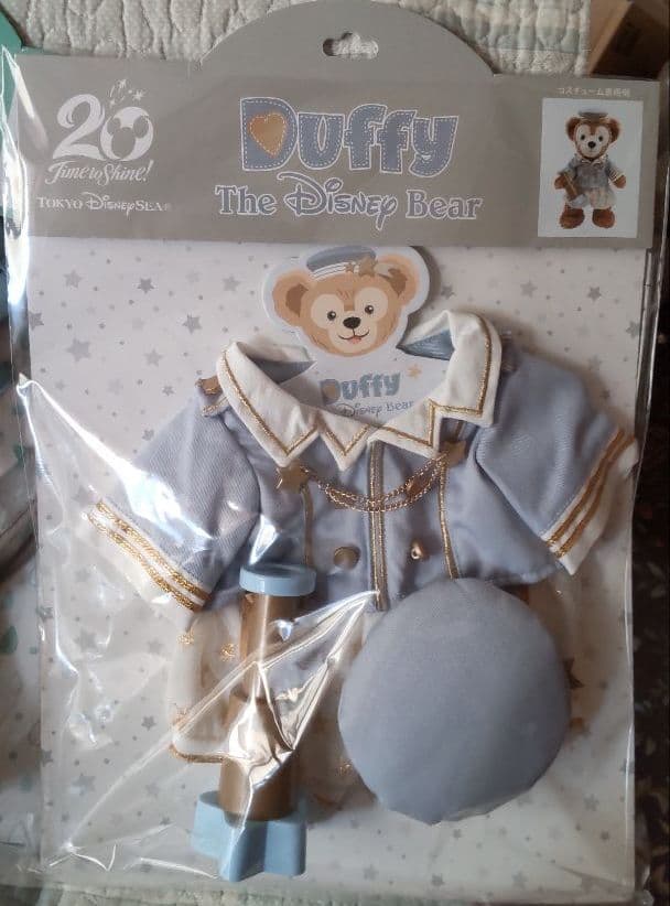 東京ディズニーシー ぬいぐるみコスチューム ダッフィー　2点セット