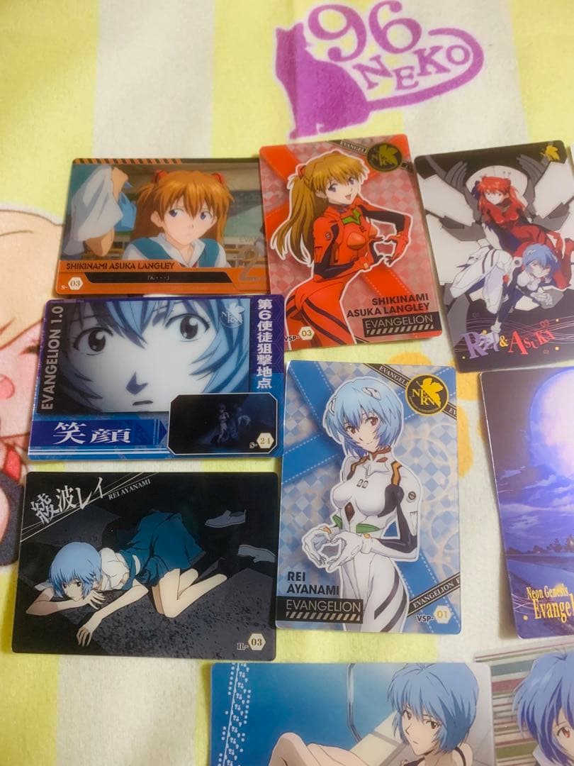 新世紀エヴァンゲリオン トレーディングカード　綾波レイ 惣流・アスカ・ラングレー