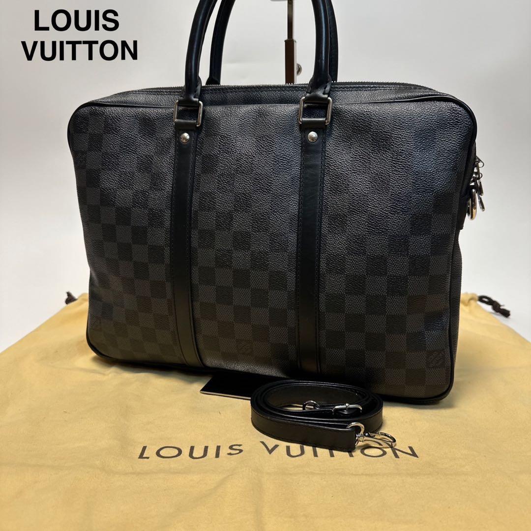 o39【極美品】ICタグ認証　ルイヴィトン　ダミエグラフィット　ポルトドキュマン