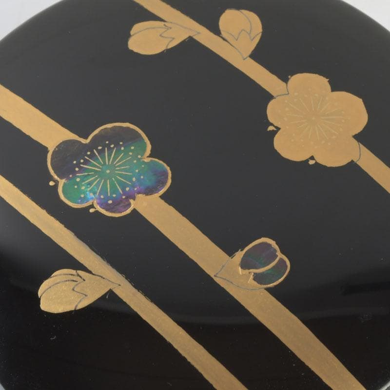 茶道具　山中塗　中村宗悦作　春秋棗　共箱　V　9627