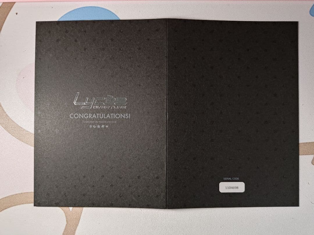 LYCEE 御桜稟 直筆サイン