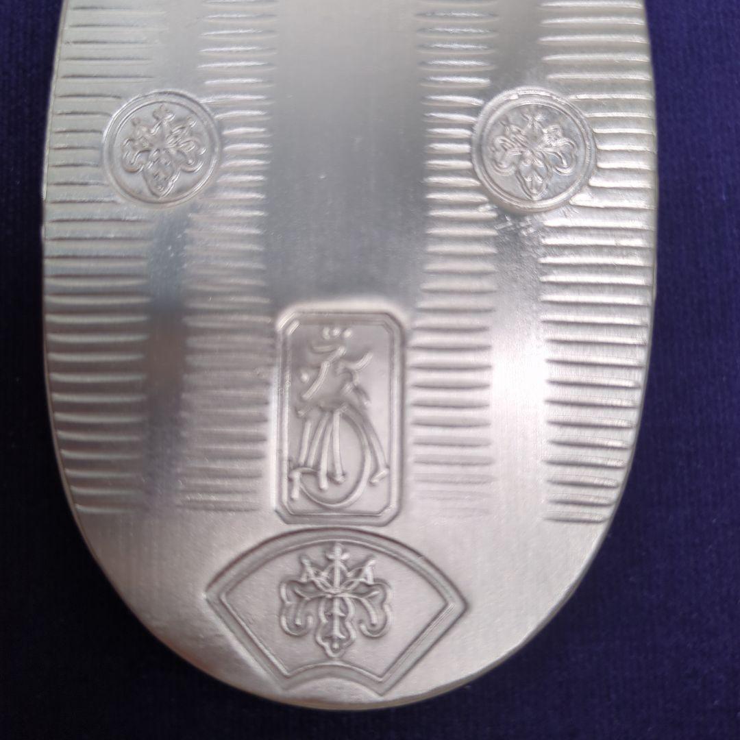 桐箱入純銀造幣局刻印入小判「天保五両判」デザイン純銀小判100g×２