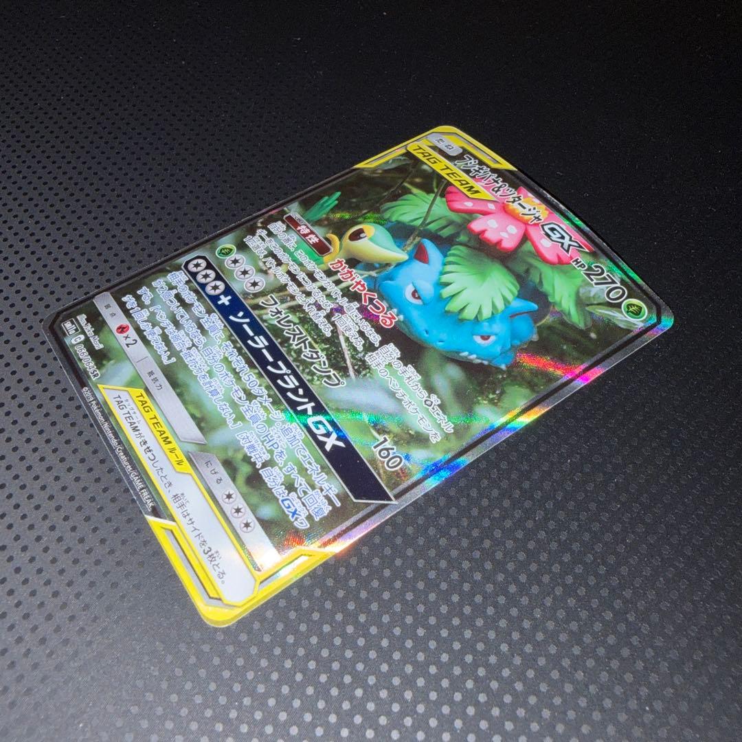 美品 フシギバナ＆ツタージャGX かがやくつる SR SA