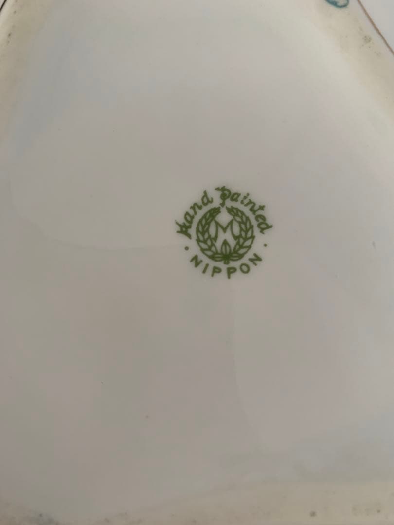 オルードノリタケ 三双金縁水仙文 鉢 M印(1910~1921年頃）送料込み