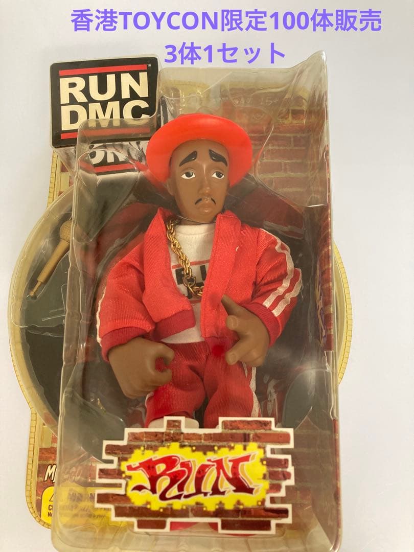 RUN DMCフィギュア　3体セット　HIPHOP HOP 限定