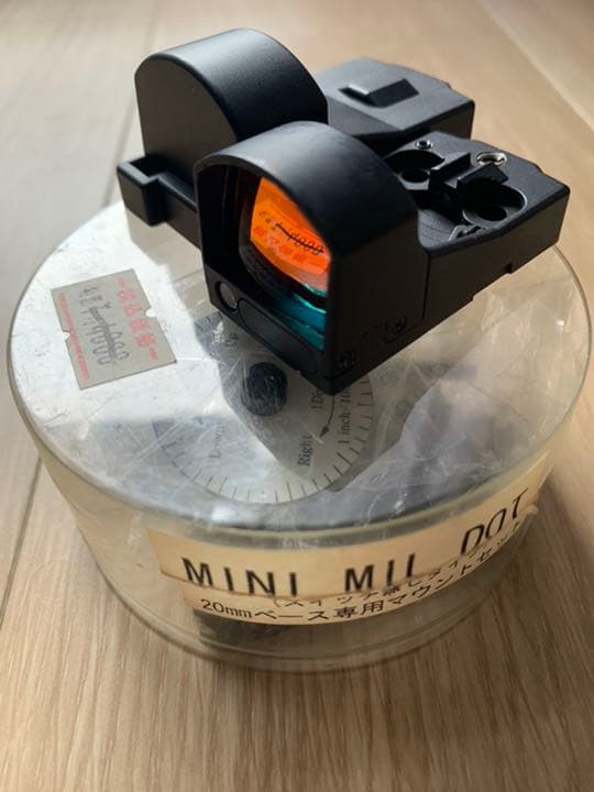 実物 実銃対応 軍用規格 Mini Mil Dot レッドドット ダットサイト