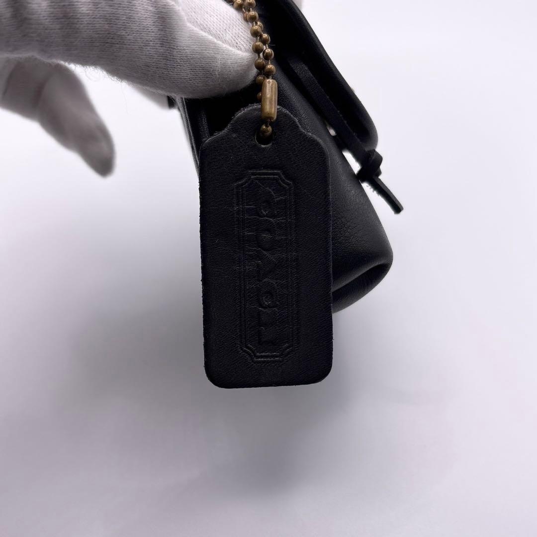 コーチ COACH キーホルダー ケース ターンロック リュック ブラック