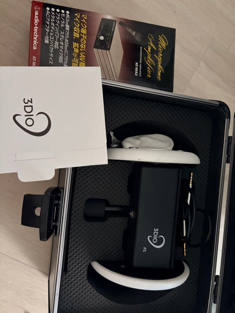 3DIO FS コンデンサーマイク＆オーディオテクニカマイクアンプAT-MA2