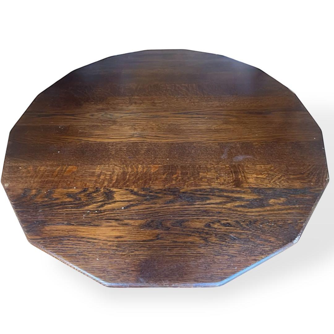 オランダ民芸家具 ネザーランズフォークロア 16角形 ダイニングテーブル