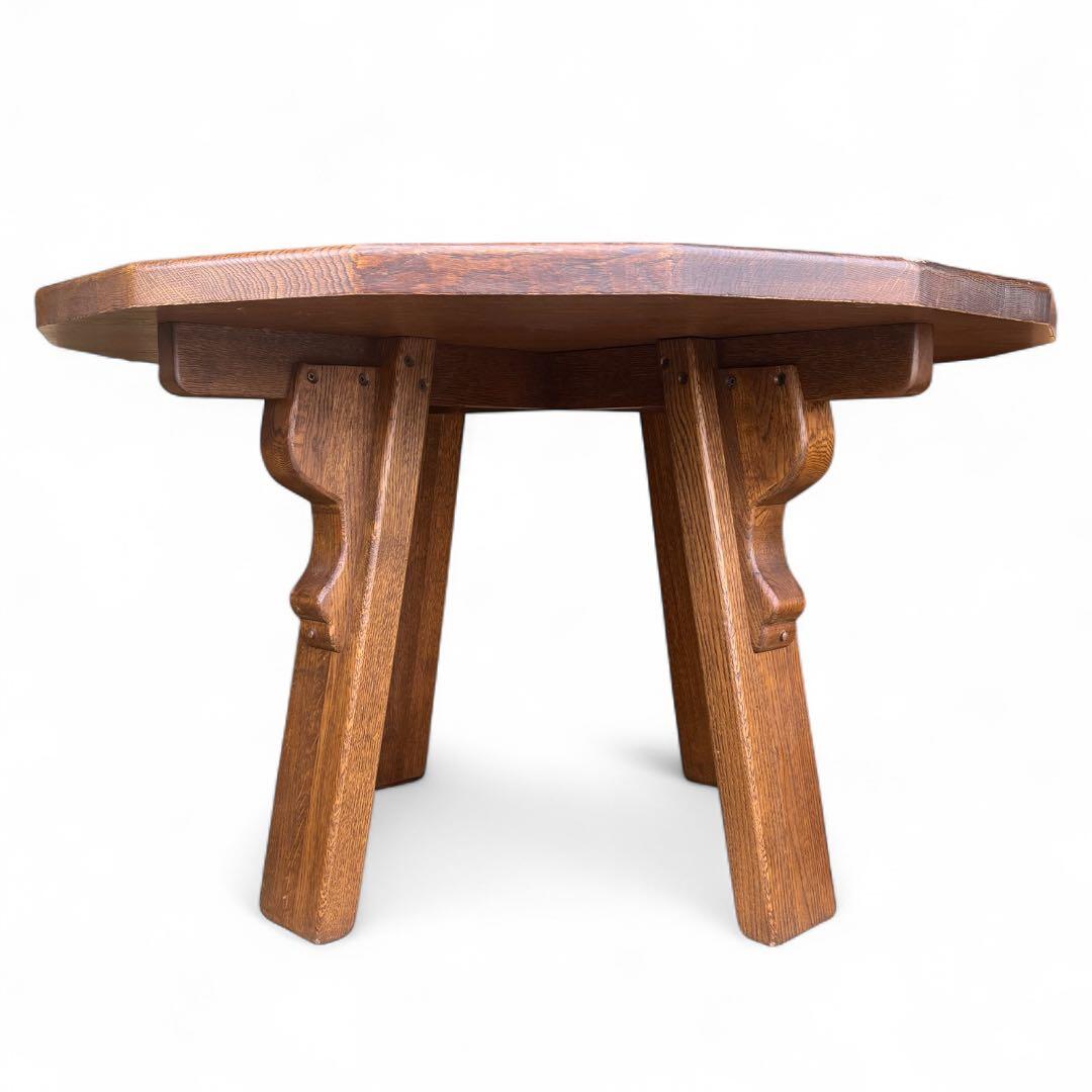 オランダ民芸家具 ネザーランズフォークロア 16角形 ダイニングテーブル