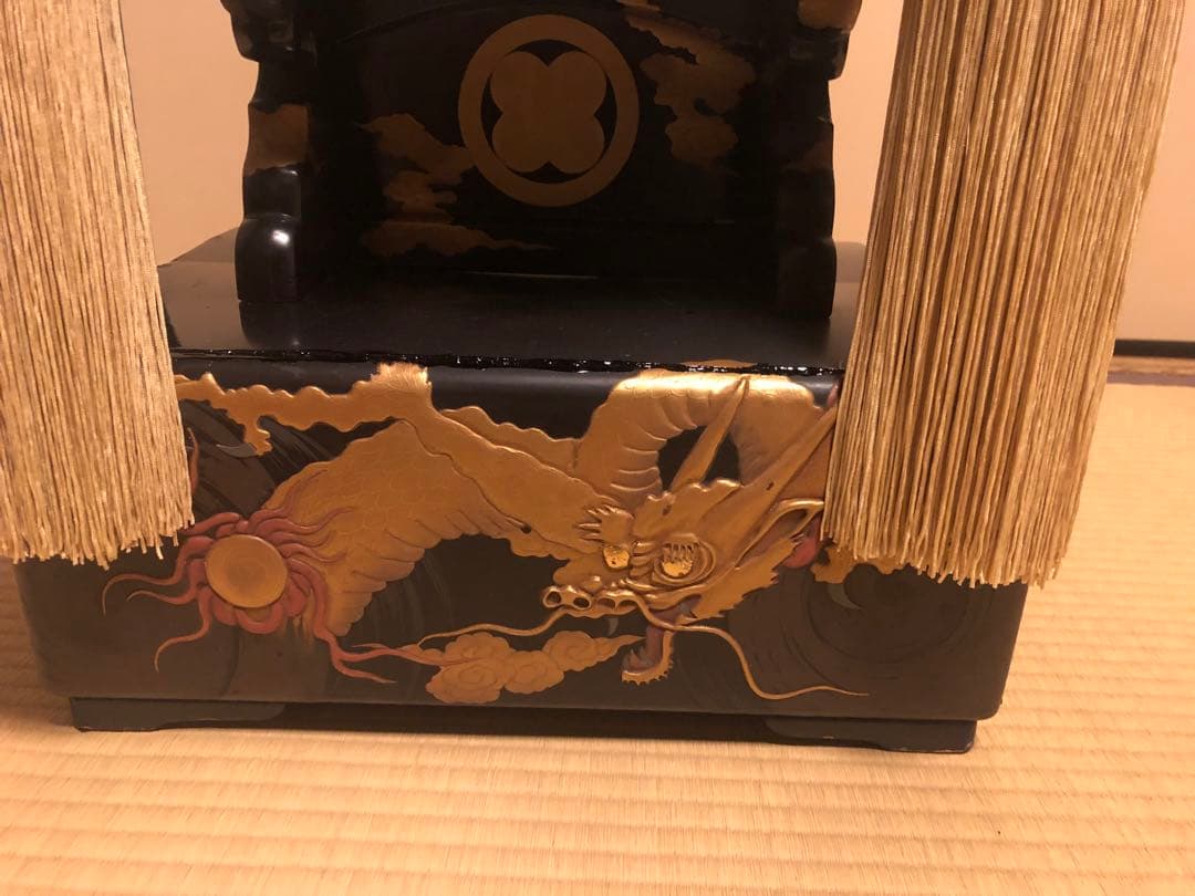 浄瑠璃　義太夫　見台　蒔絵　漆器　歌舞伎　文楽　三味線