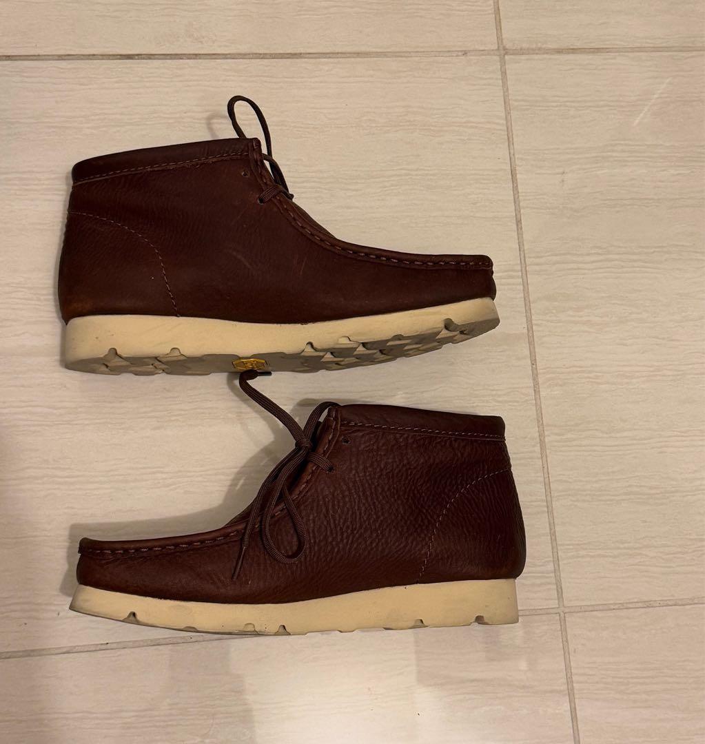 クラークス　ワラビー　ゴアテックス　ブラウン　UK7 US8 25cm