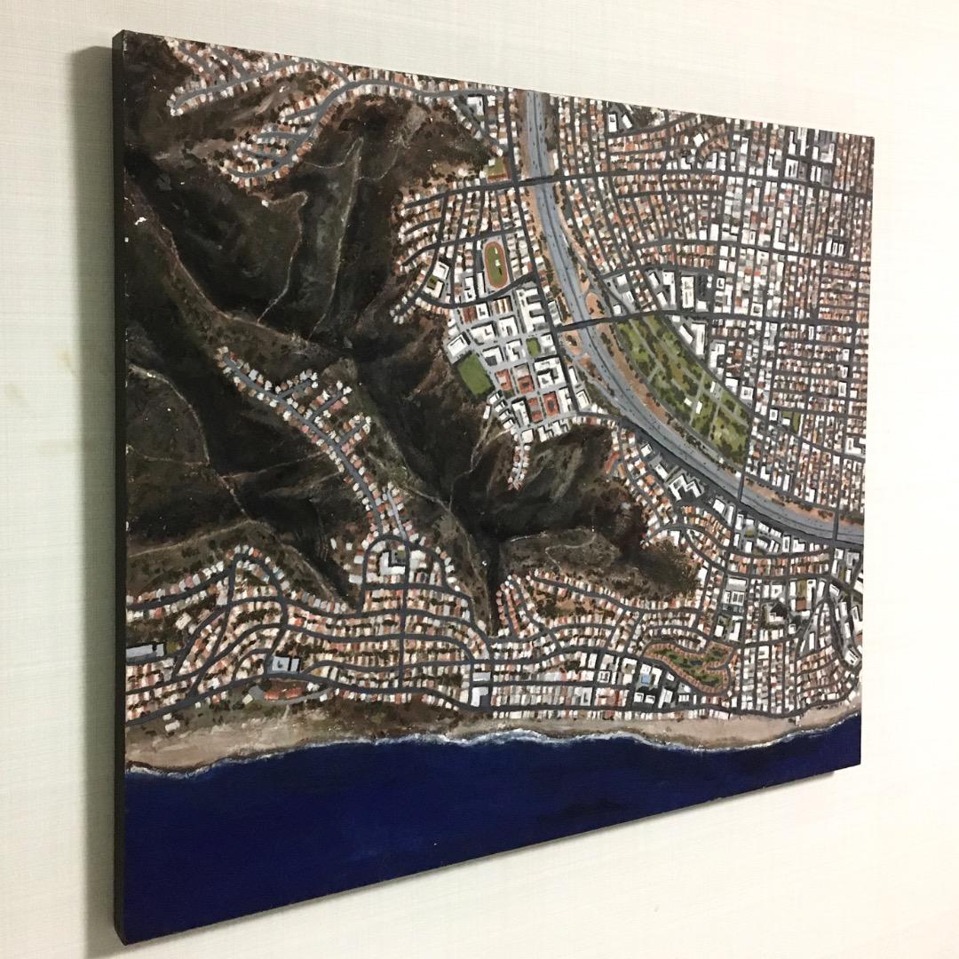 オリジナル絵画作品《Satellite Imagery No. 5》