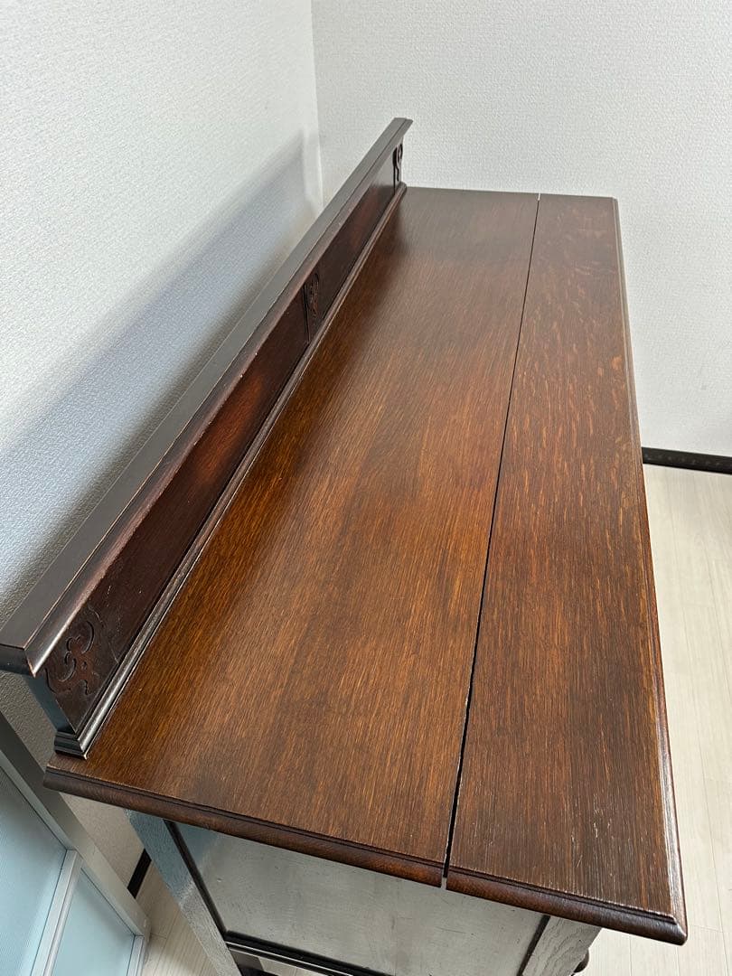 英国 イギリス アンティーク サイドボード キャビネット ツイストレッグ i0※