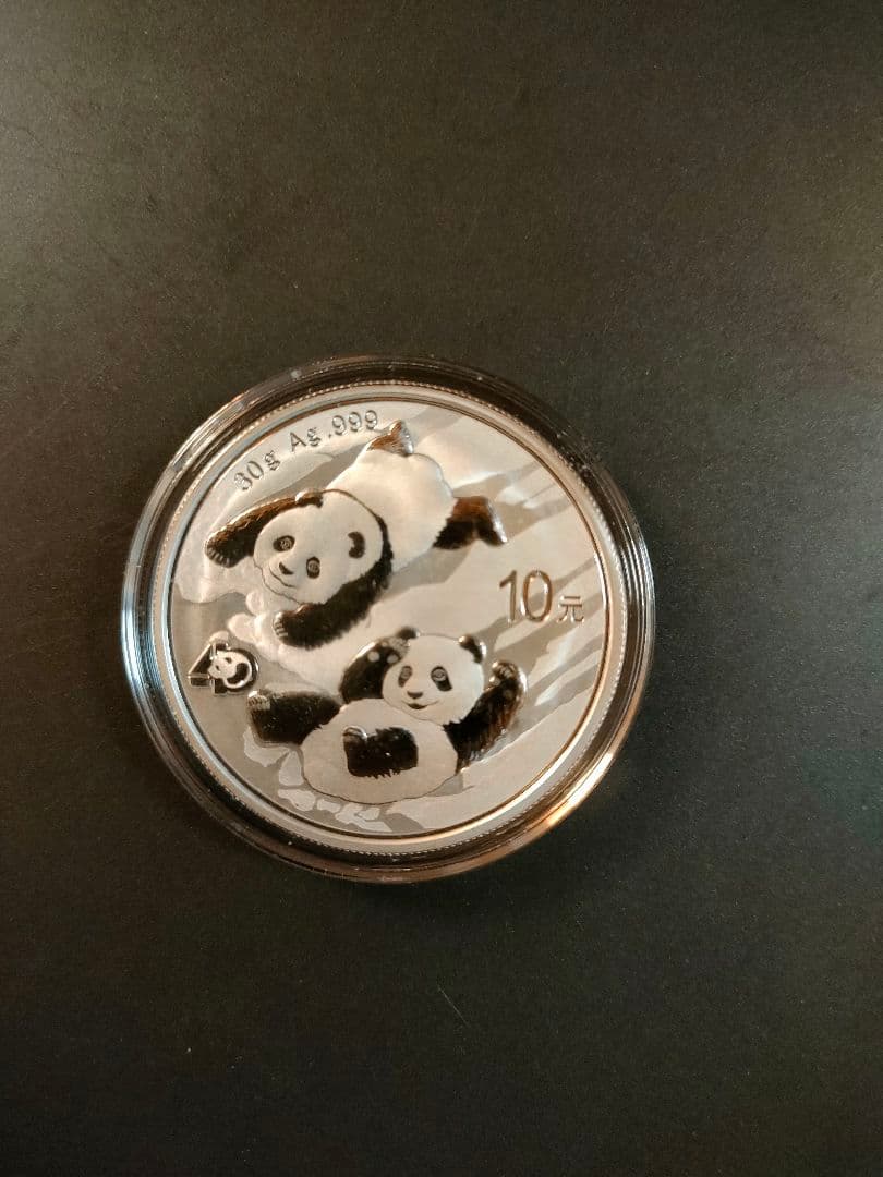 中国 パンダ 銀貨 2022年 1オンス