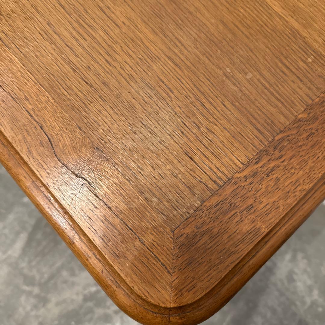 年末年始saleヴィンテージ　木製サイドテーブル　引き出し／扉収納付き　1