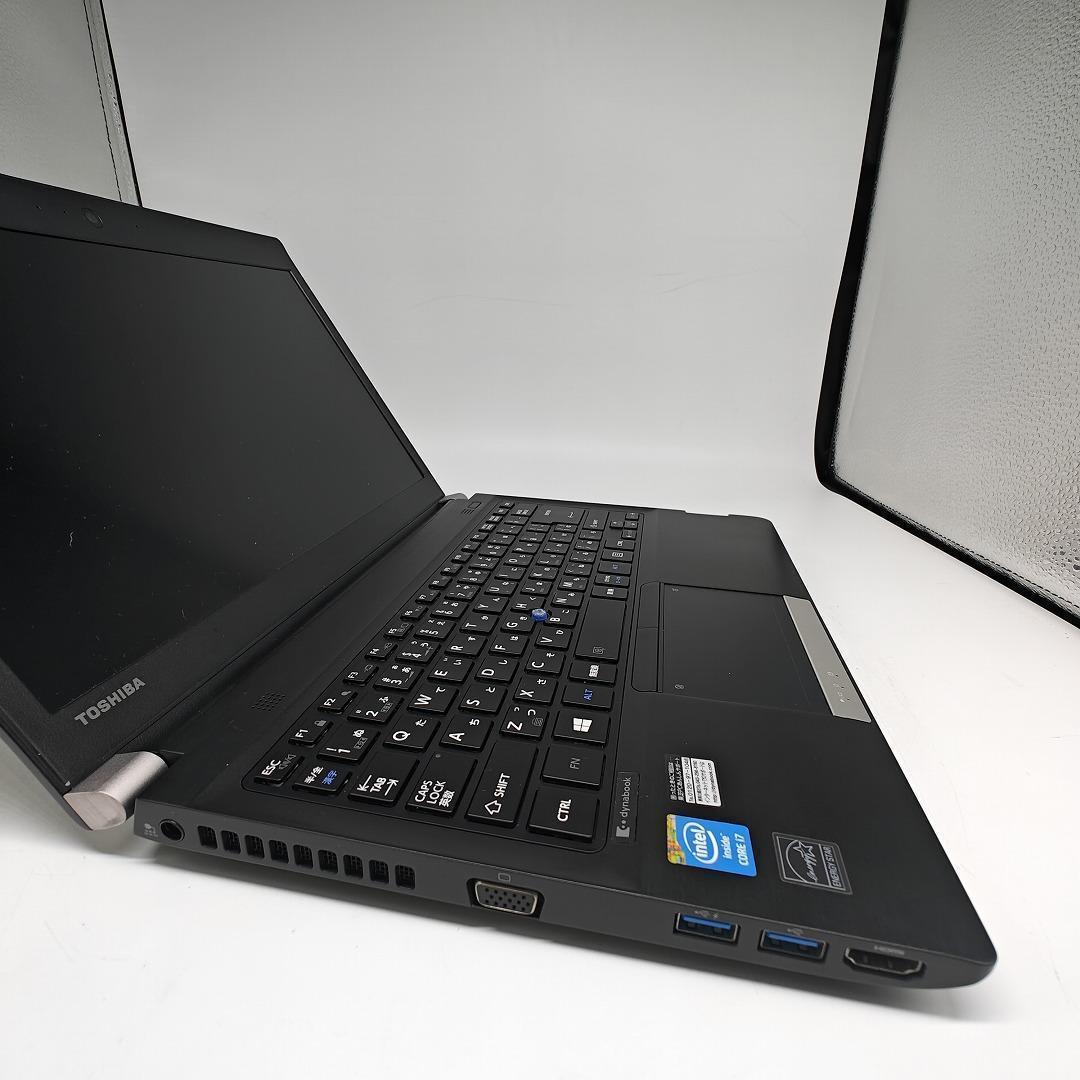 【東芝】R83 爆速i7 新品SSD512GB 16GB ブラック ノートPC