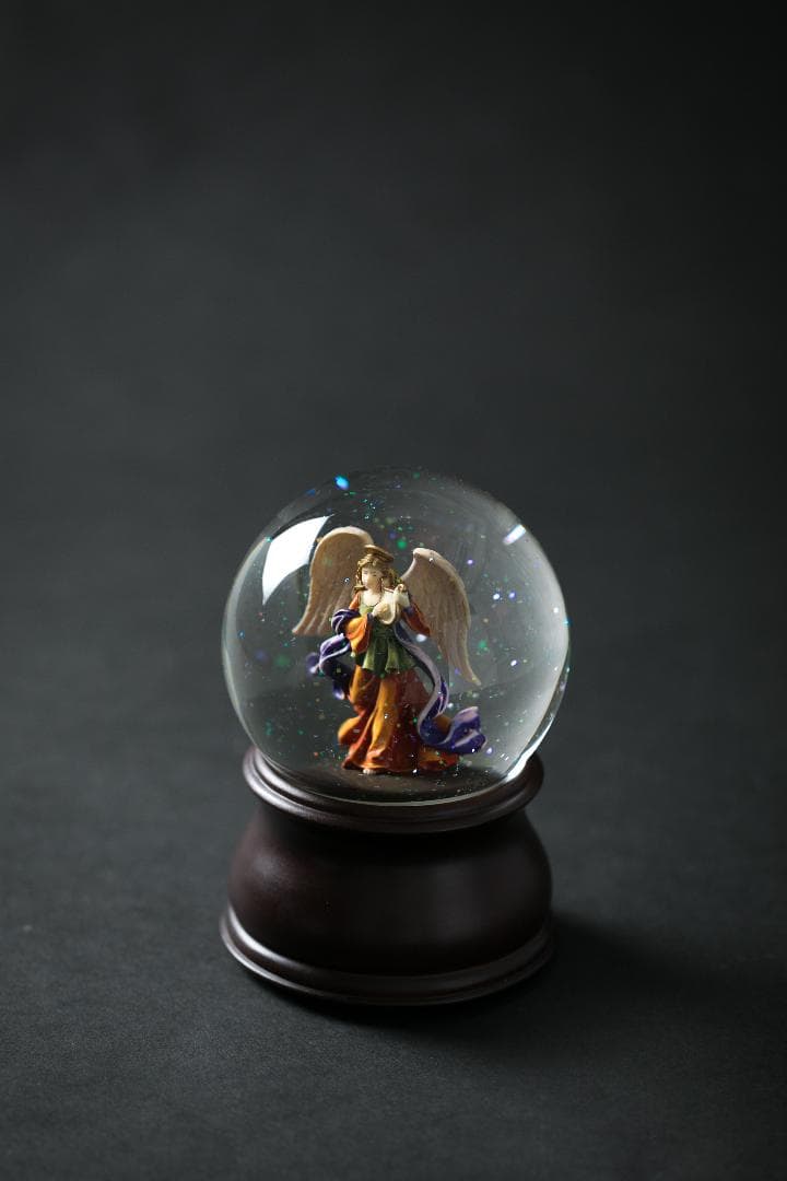 スノードーム│twinkle社製│竪琴をひく天使│112