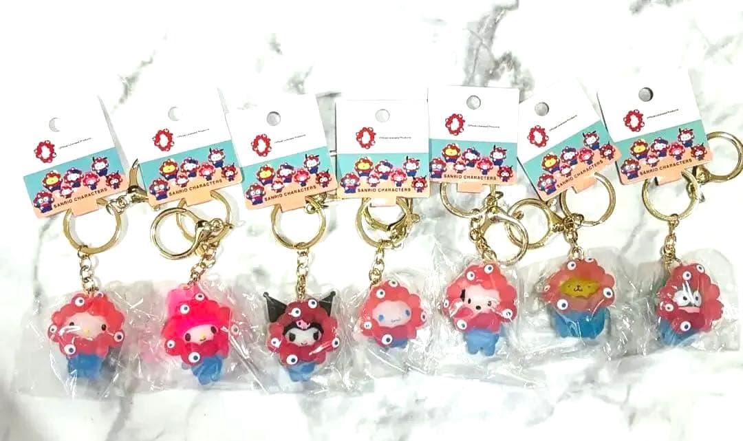 サンリオ ミャクミャク 立体マスコットクリアカラー セット　コンプリート