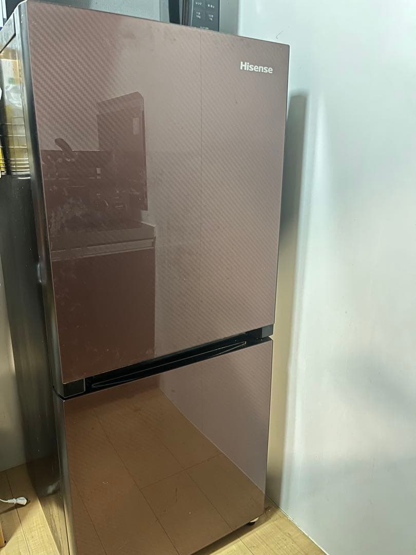 【美品】冷蔵庫　Hisense HR-G13A-BR