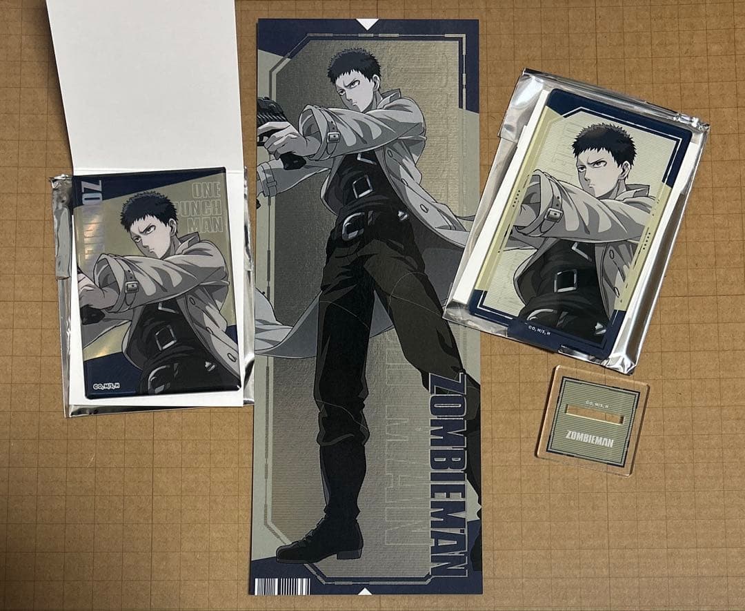 ワンパンマン ゾンビマン 缶バッジ カード アクリルスタンド