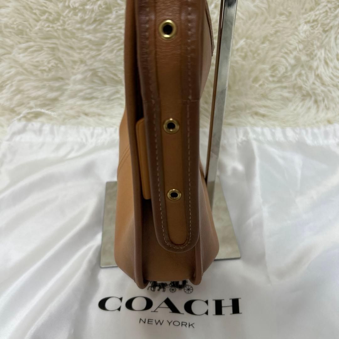 【COACH 】美品✨ブラウン ショルダーバッグ　c2265