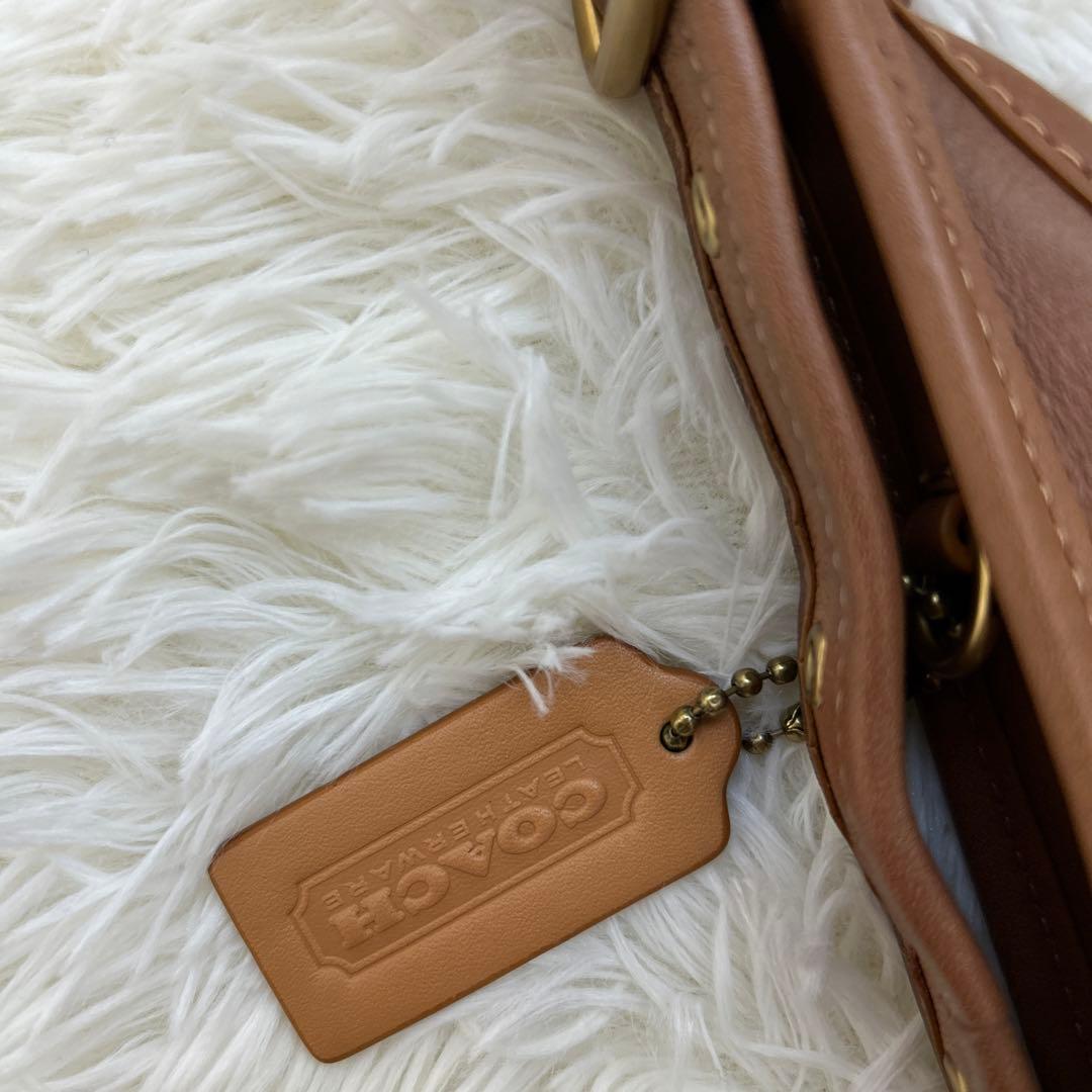 【COACH 】美品✨ブラウン ショルダーバッグ　c2265