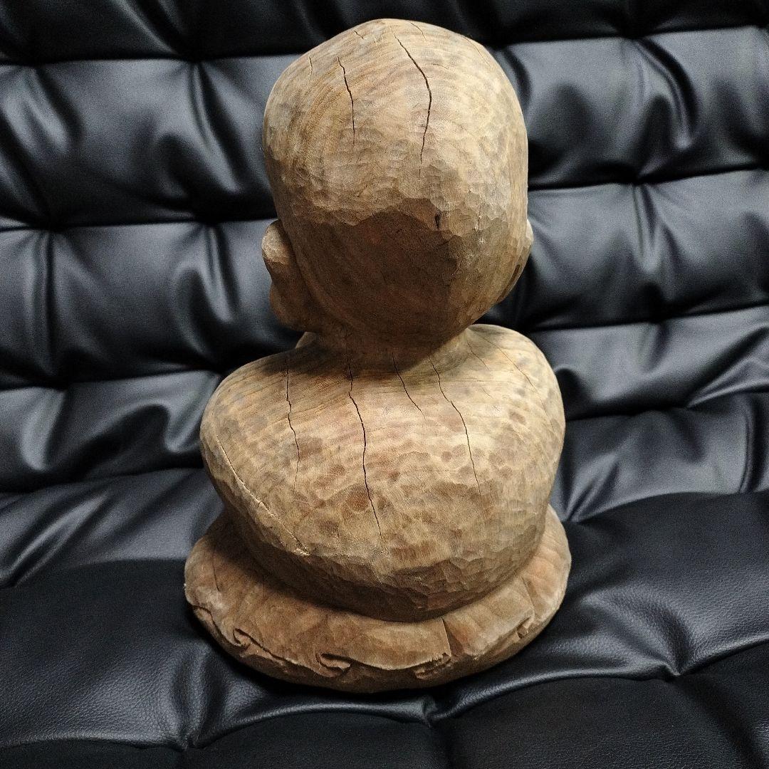 世界的名工 前島秀章 木彫 1992年春作 美術品 彫刻 オブジェ