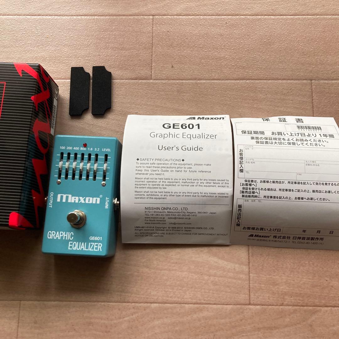 MAXON GE601 エフェクター　イコライザー　グラフィックイコライザー