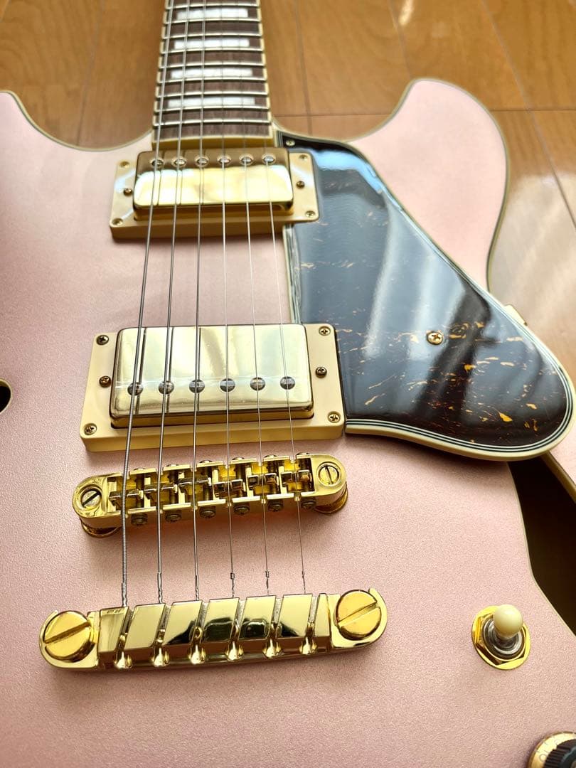 【美品】Ibanez AS73G Rose Gold セミアコ ギター