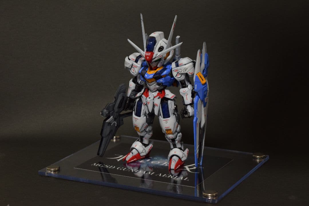 【ガンプラ全塗装】MGSDガンダムエアリアル【グラデーション塗装】