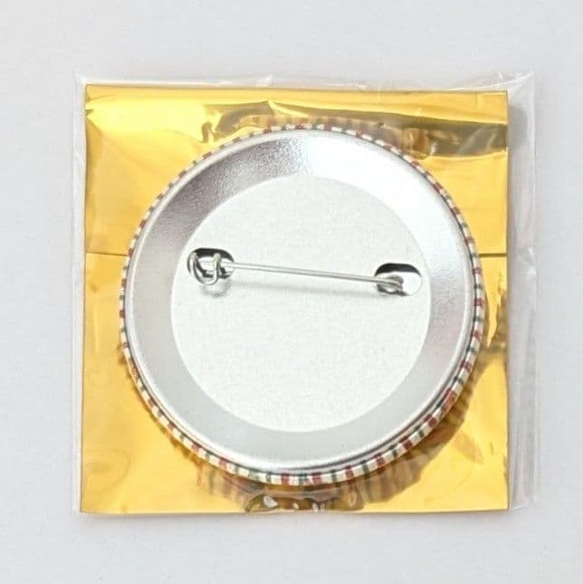 鬼滅の刃 冨岡義勇 キメツ学園 クリスマス編 缶バッジ 極楽湯クリアボトル