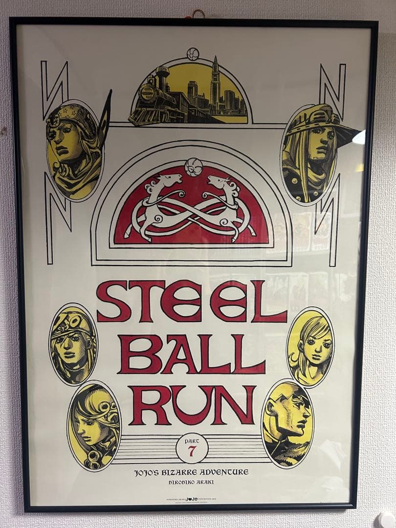 ポスター　スティールボールラン　ジョジョの奇妙な冒険