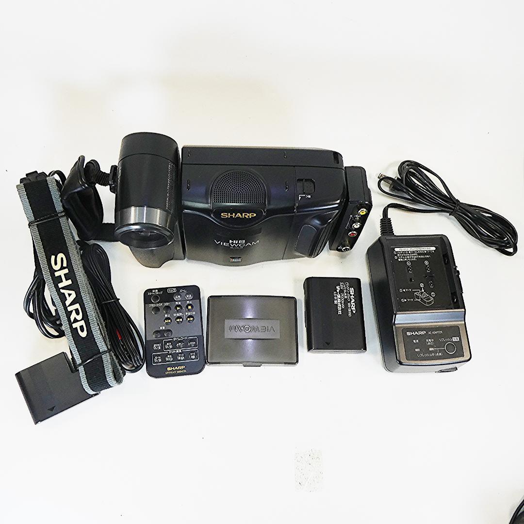 動動作良好 ビデオHi8 シャープ VL-HL15 8ミリビデオカメラDVD化に
