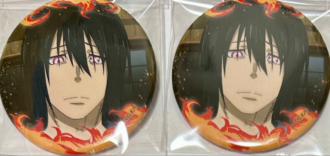 炎炎ノ消防隊　新門紅丸　まとめ売り 缶バッジ　アクキー