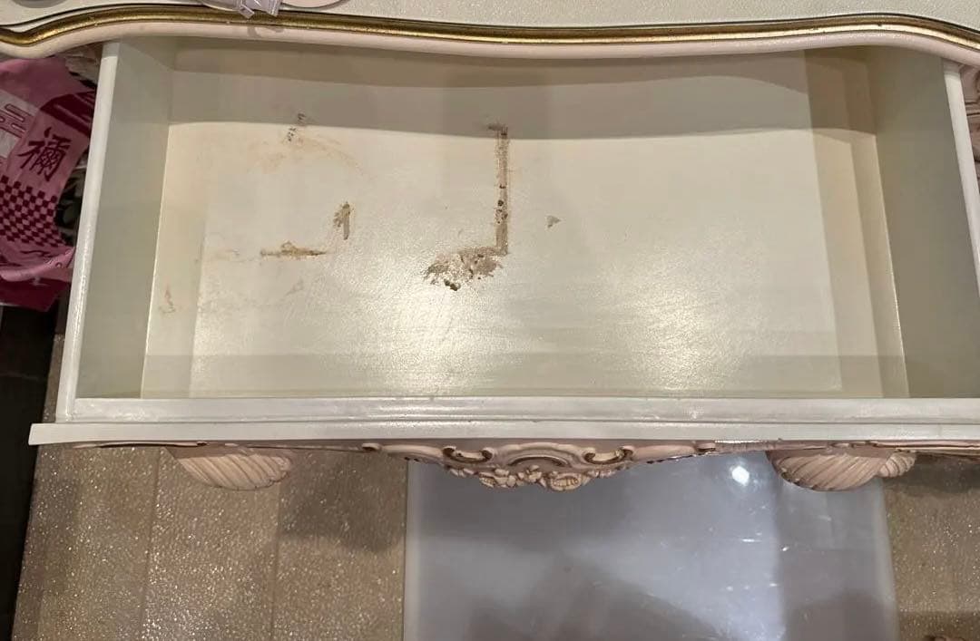 ロココ調　4段2連　チェスト