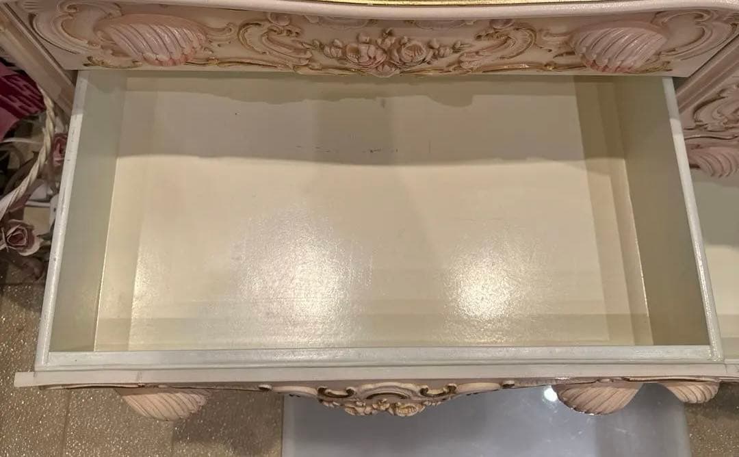 ロココ調　4段2連　チェスト