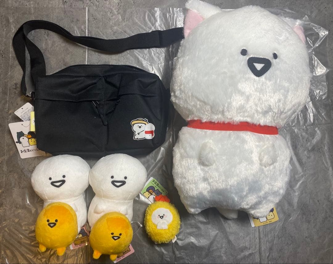 お文具といっしょ ショルダーバッグ ぬいぐるみ　5点セット　まとめ売り