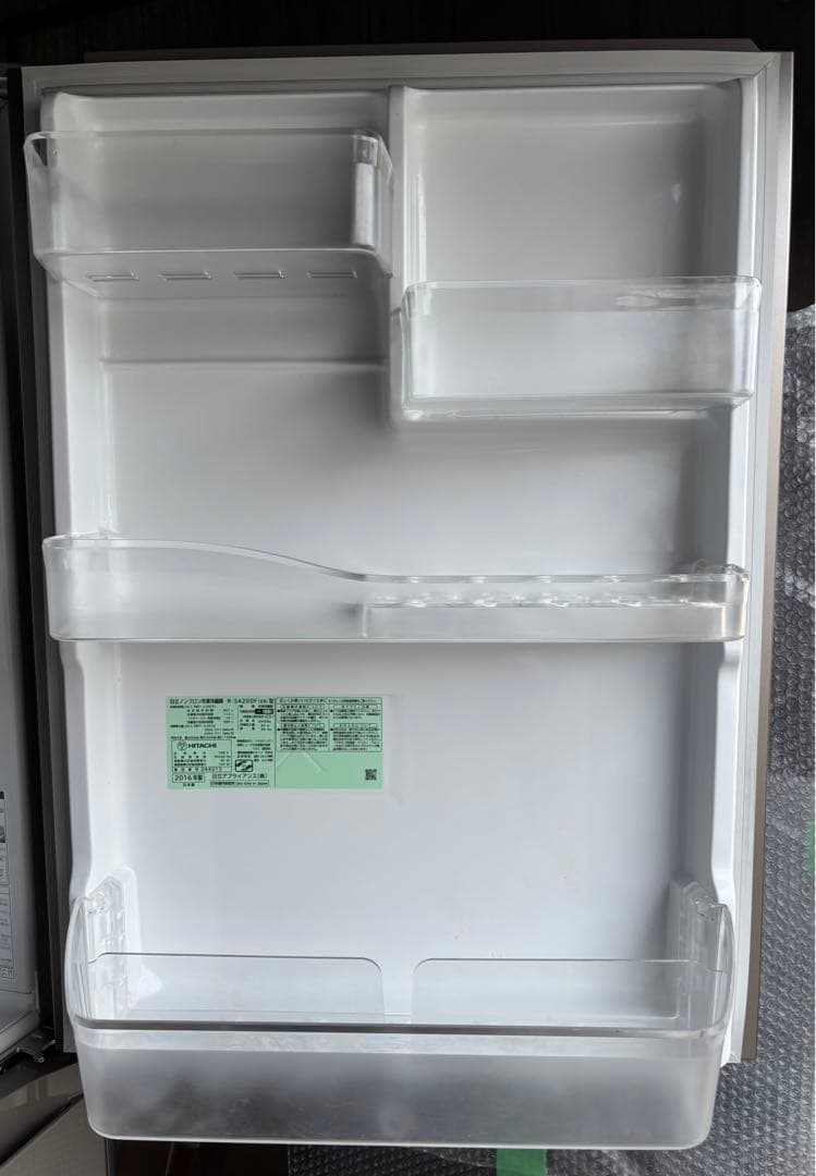 日立　ノンフロン冷凍冷蔵庫　R-S4200F(XN) 2016年製　401L