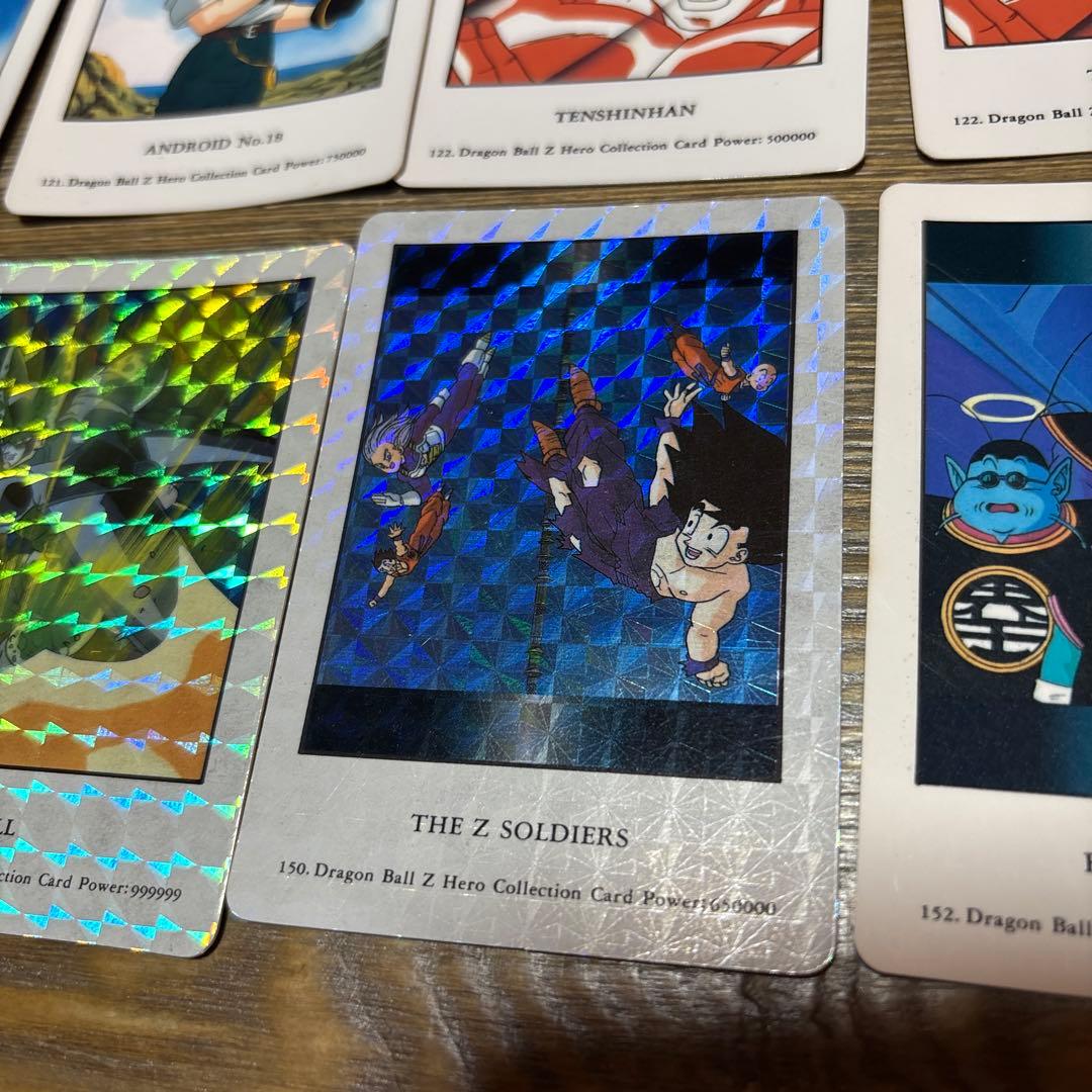 Vintage レア キラカード３枚 ドラゴンボールZ ヒーローコレクション