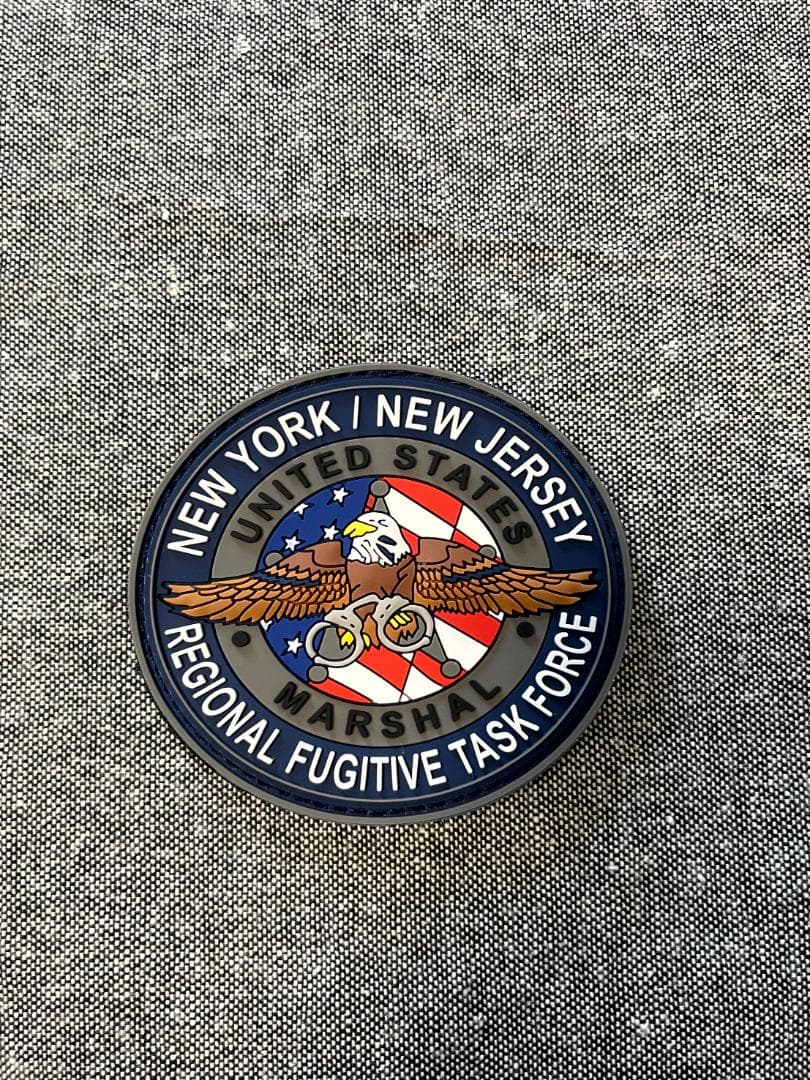 US MARSHAL PVC Patch パッチ TASK FORCE ブルー