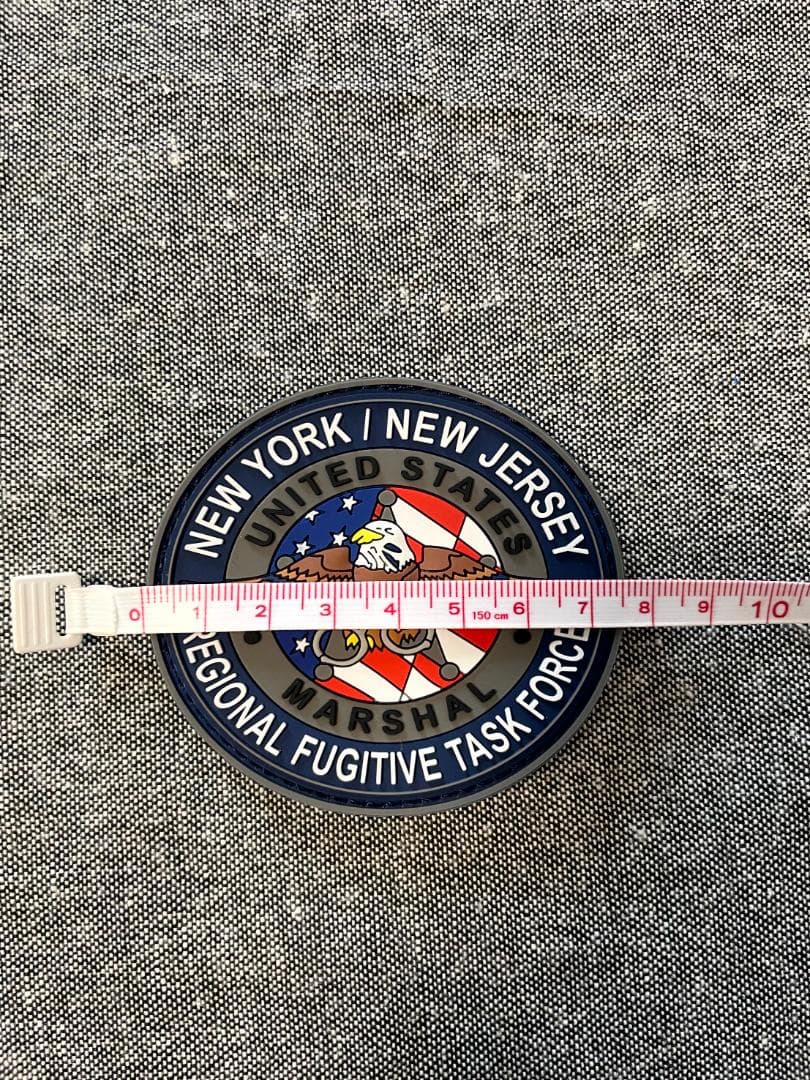 US MARSHAL PVC Patch パッチ TASK FORCE ブルー