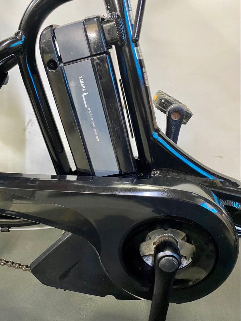 1年保証 ヤマハ　パスキッス　20インチ　子供乗せ　黒色　電動アシスト自転車