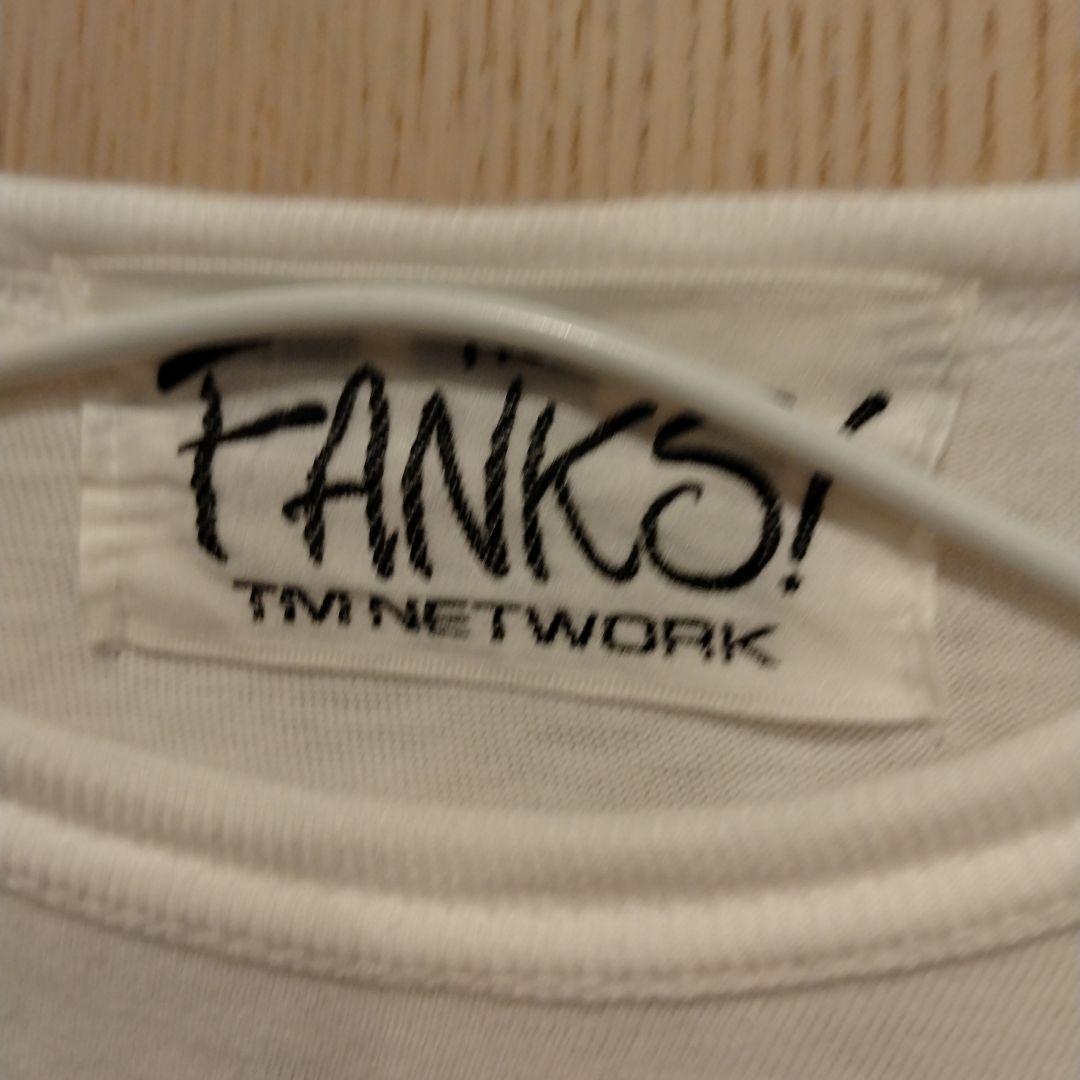 希少　TM NETWORK　当時物　Tシャツ　オフィシャル　FANKS