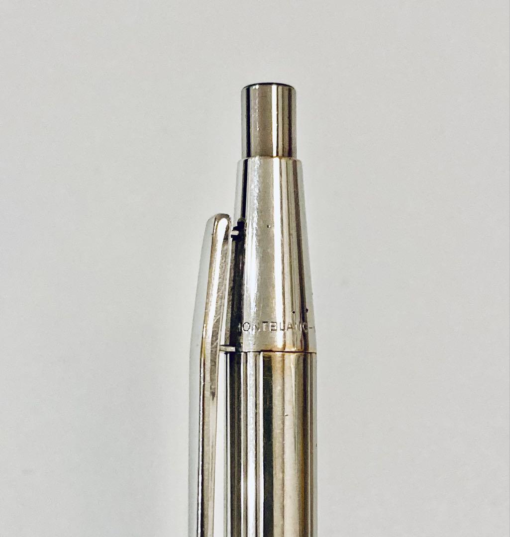 プラチナ仕上げ◆モンブラン高級ボールペン ノブレス♯1957 MONTBLANC