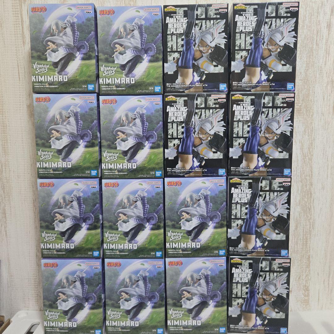 ナルト 君麻呂 ヒロアカ ミルコ フィギュア 16点セット